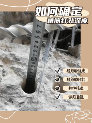 植筋深度為多少，才能保證錨固效果？